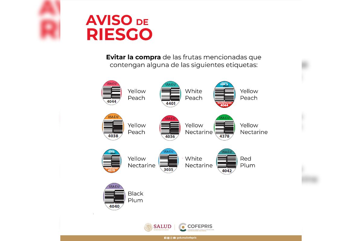 cofepris frutas