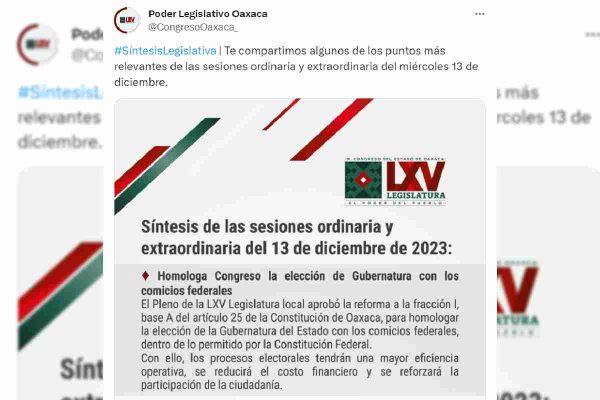 congreso oaxaca