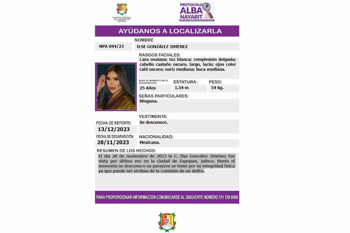 ilse gonzalez jimene influencer desaparecida