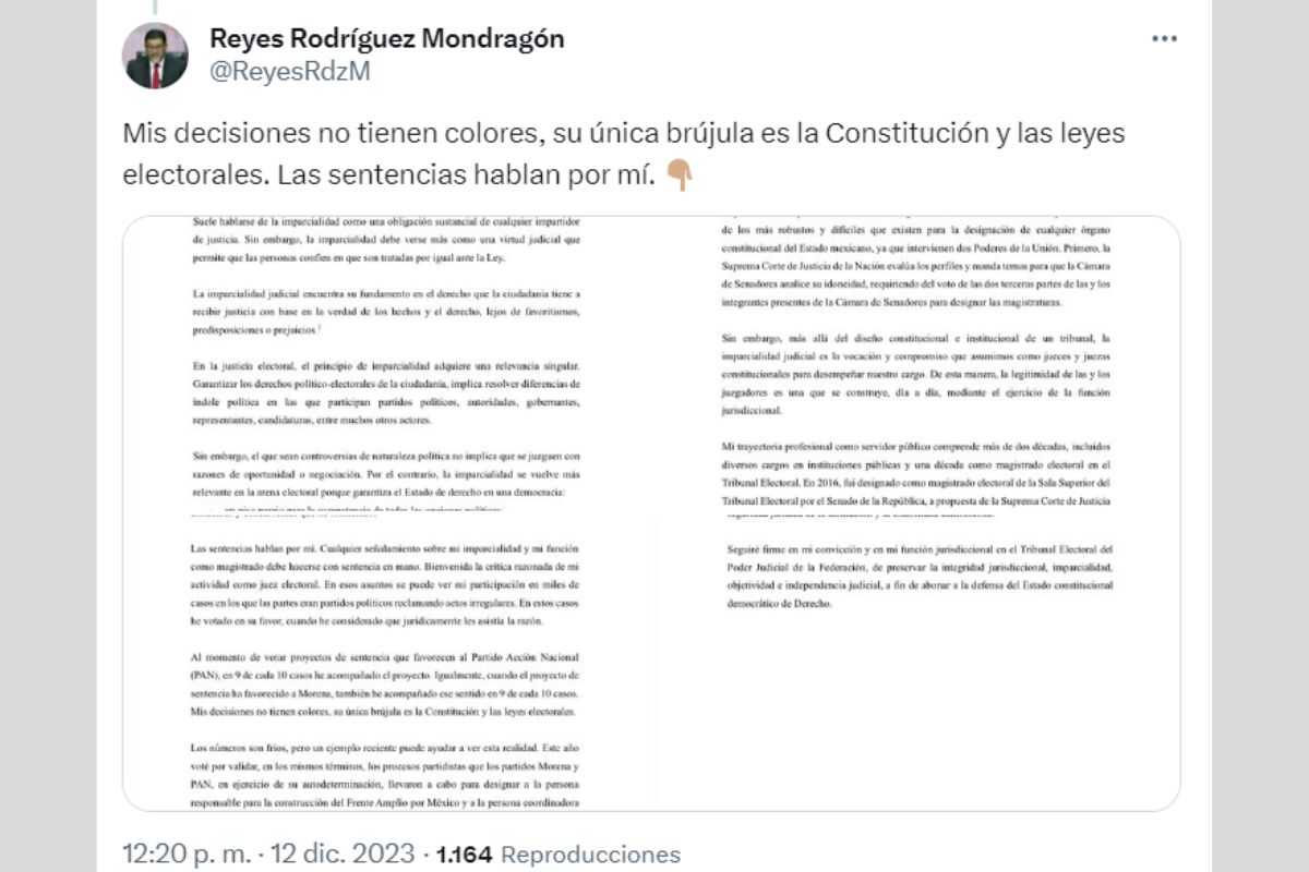 imparcialidad reyes rodriguez