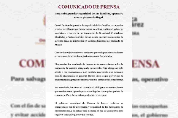 oaxaca pirotecnia