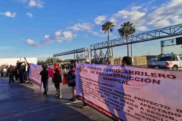 protesta ferrocarrileros