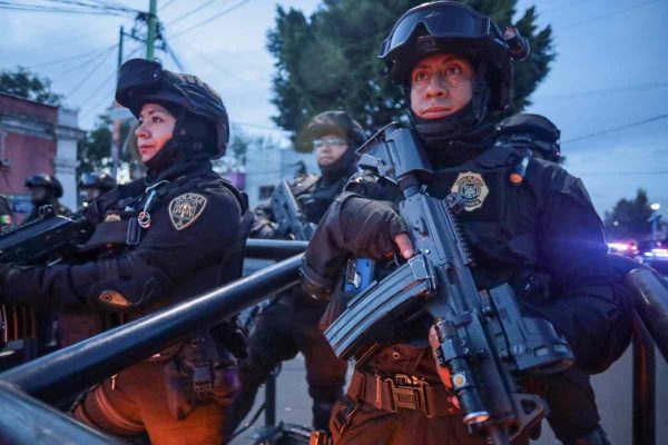 Operativo de seguridad en CDMX