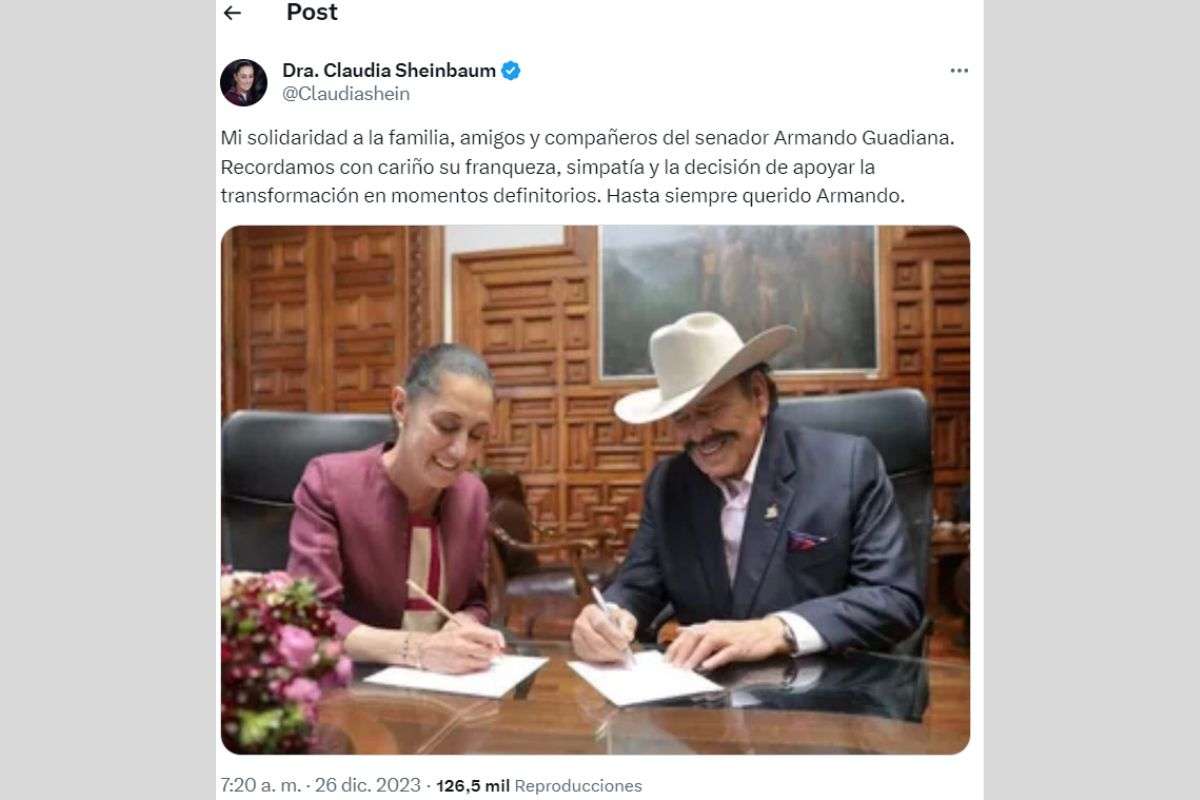 sheinbaum muerte guadiana