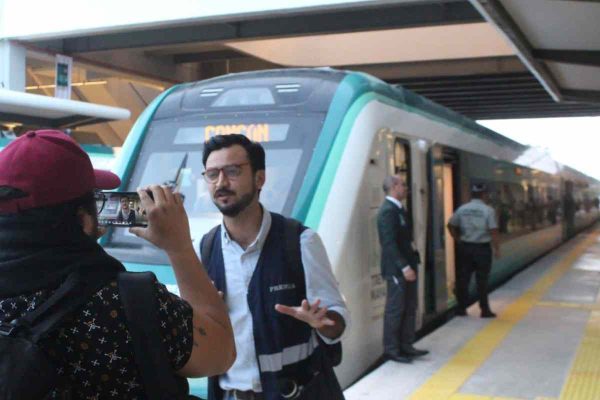 Primer viaje del Tren Maya.