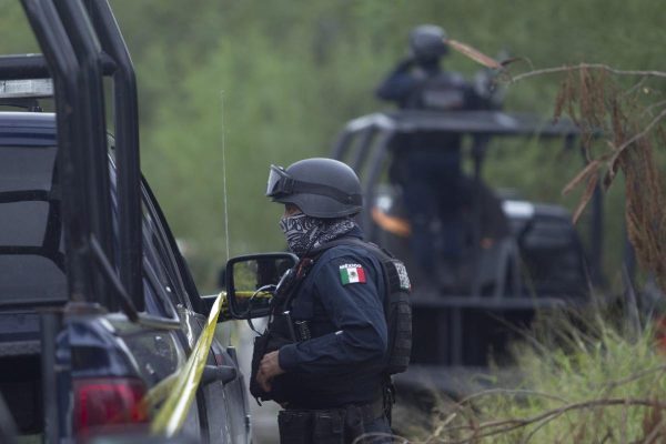 Guardia Estatal de Tamaulipas en un operativo.