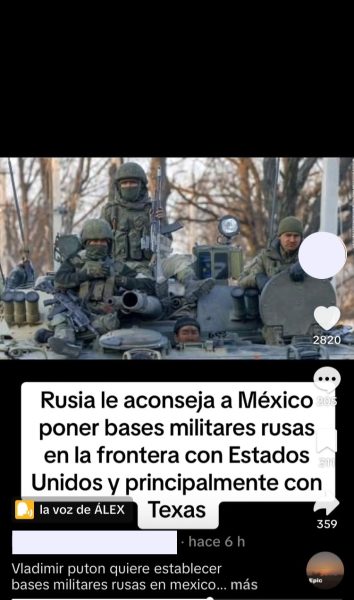 Rusia no pidió a México bases militares en la frontera
