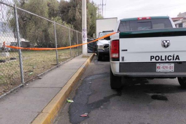 Lugar cercado donde hallaron segmentos humanos al exterior del Reclusorio Norte en CDMX.