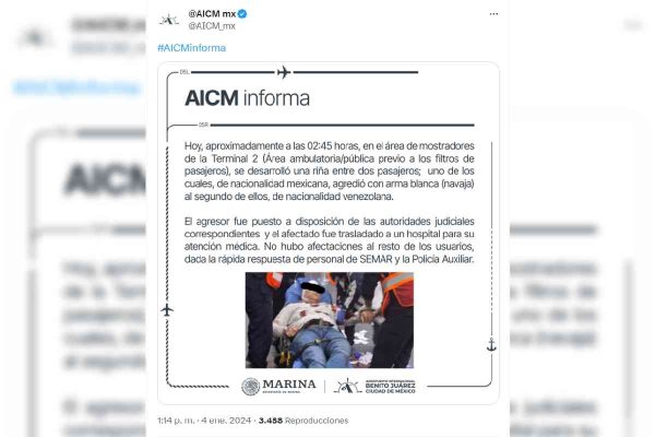 agresion navaja AICM
