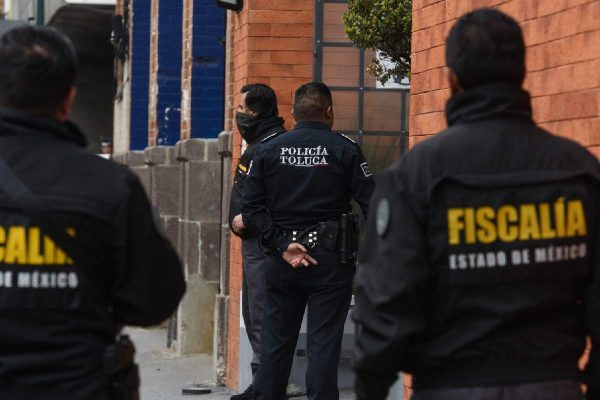 Agentes de la Fiscalia del Estado de México (Edomex).