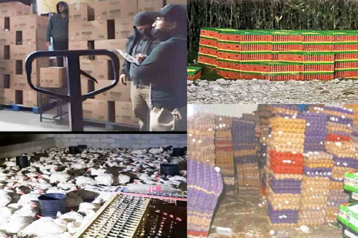 Operativos y cateos realizados a extorsionadores por parte de la Fiscalía del Estado de México (Edomex).