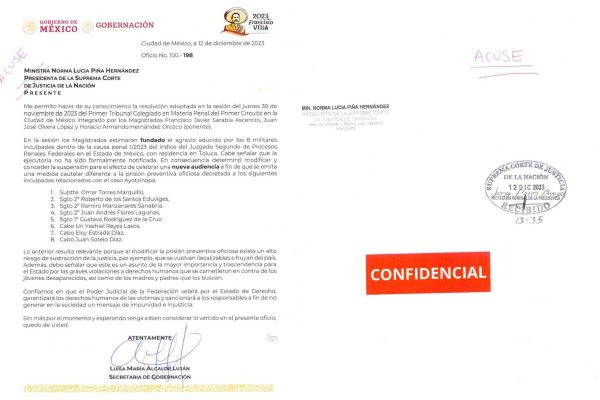 La ministra no tiene facultades para intervenir en las decisiones de los jueces, pues estos toman decisiones de manera autónoma