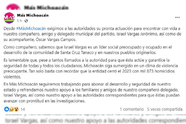 partido politico más michoacan