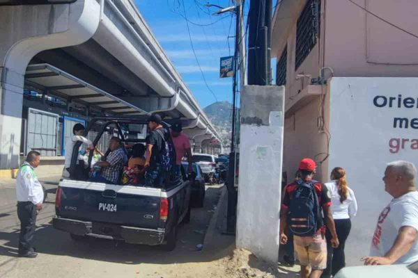 policia transporte Acapulco