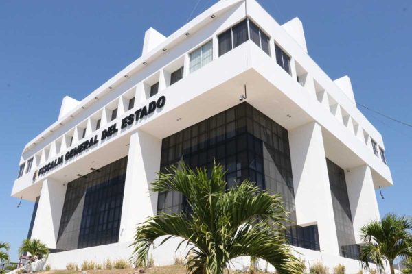 Instalaciones de la Fiscalía de Chiapas.
