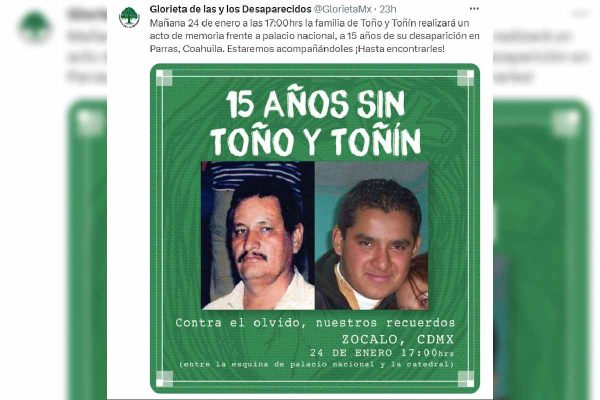 toño y toñin desaparecidos
