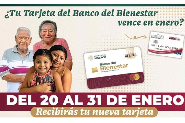 Anuncio de la Secretaría del Bienestar sobre la nueva tarjeta.