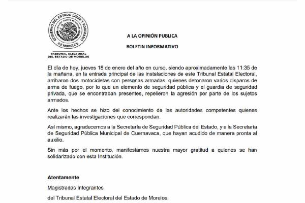 tribunal electoral morelos
