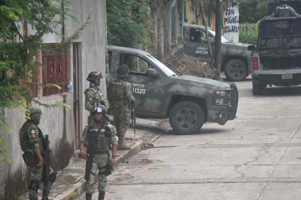 Operativo del Ejército en Tierra Caliente, Guerrero, debido a la violencia por el crimen organizado.