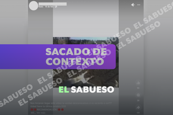 Captura de video que fue analizado, el cual muestra vacas en el piso; la grabación circula desde 2016 
