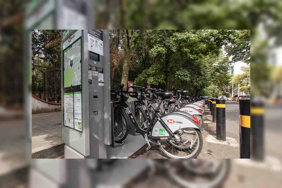 Estación de Ecobici.