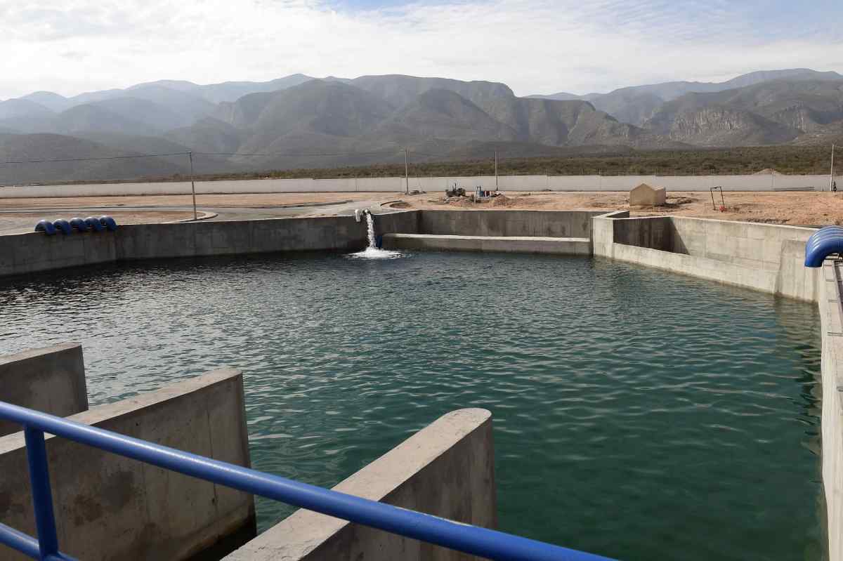 agua saludable para la laguna