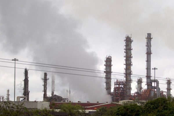 Refinería de Pemex en Cadereyta, Nuevo León.