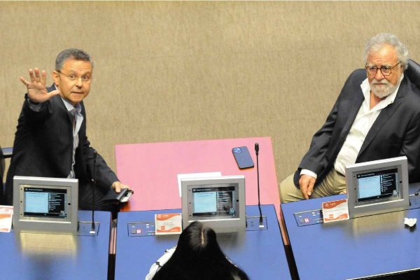 César Yáñez y Alejandro encinas, exsubsecretarios de la Secretaría de Gobernación (Segob).