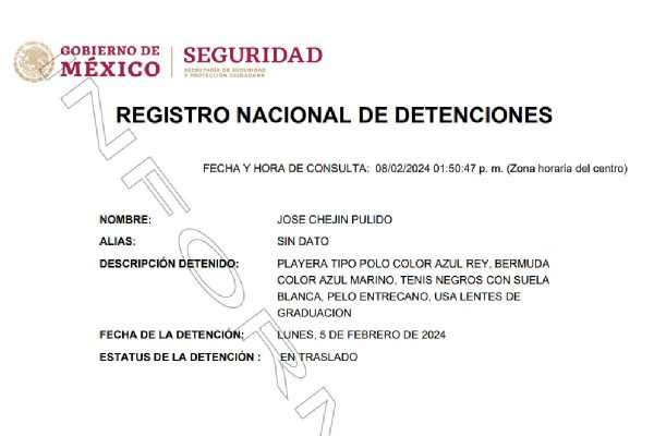 detencion jose chejin pulido