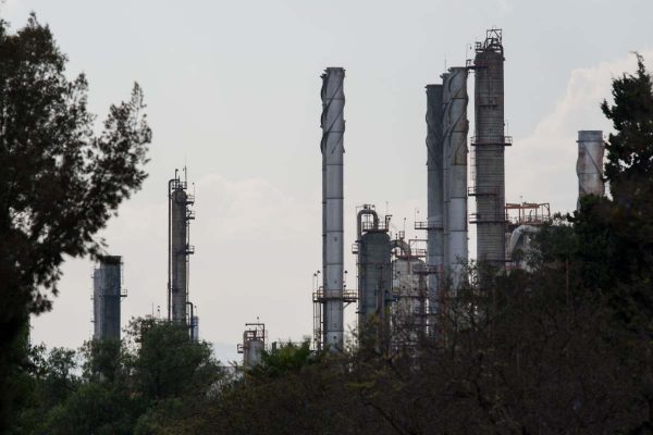 Refinería Miguel Hidalgo, en Tula, el 18 de marzo de 2019.