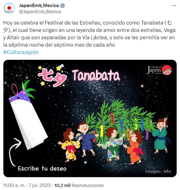 tanabata japon festival estrellas