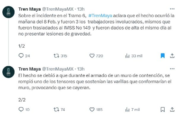 tren maya tramo 6 accidente
