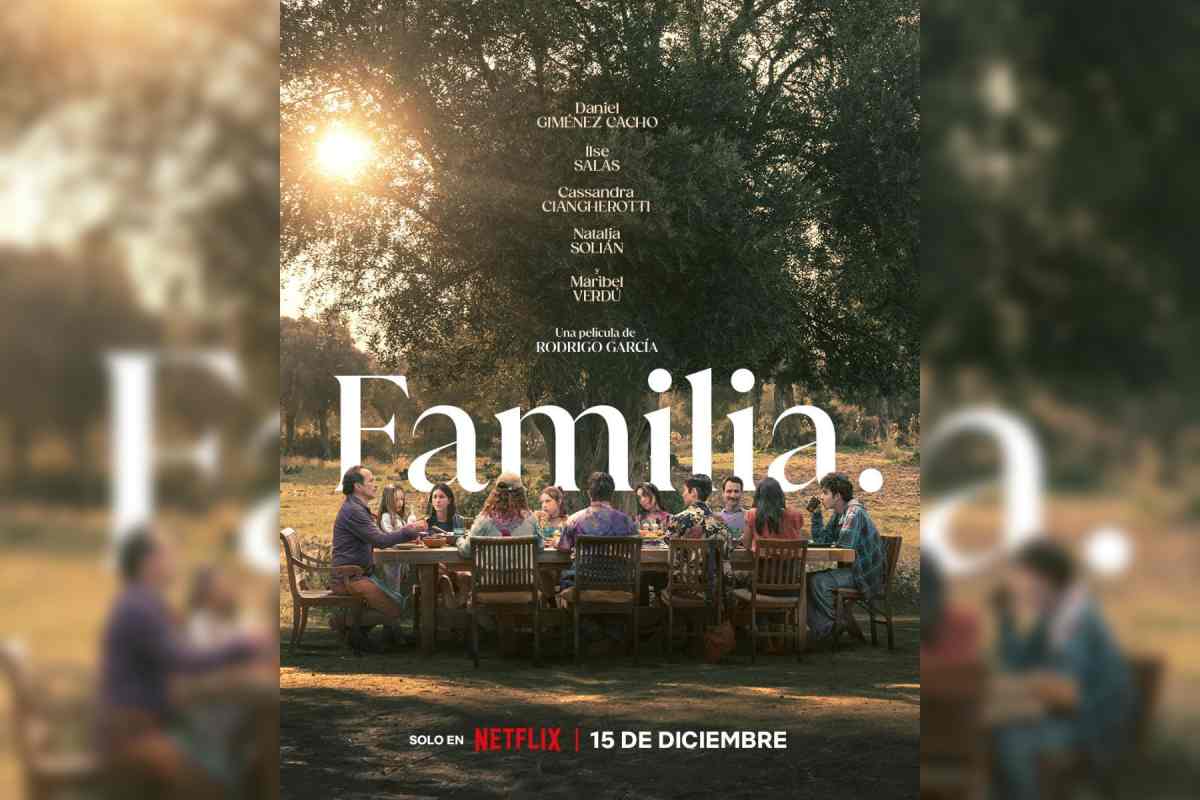 Cartel de la película Familia, de Rodrigo García Barcha.