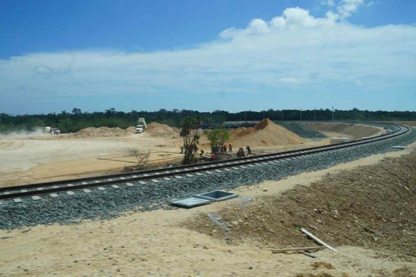 Terrenos expropiados para obras del Tren Maya.
