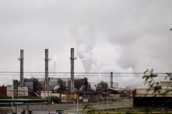 Refinería de Pemex en Cadereyta, Nuevo León.