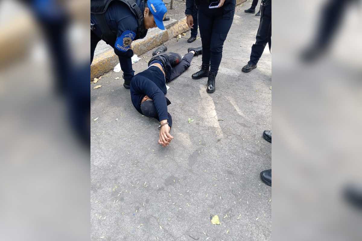 Persona con herida en la pierna derecha tras balacera en Glorieta de Cibeles