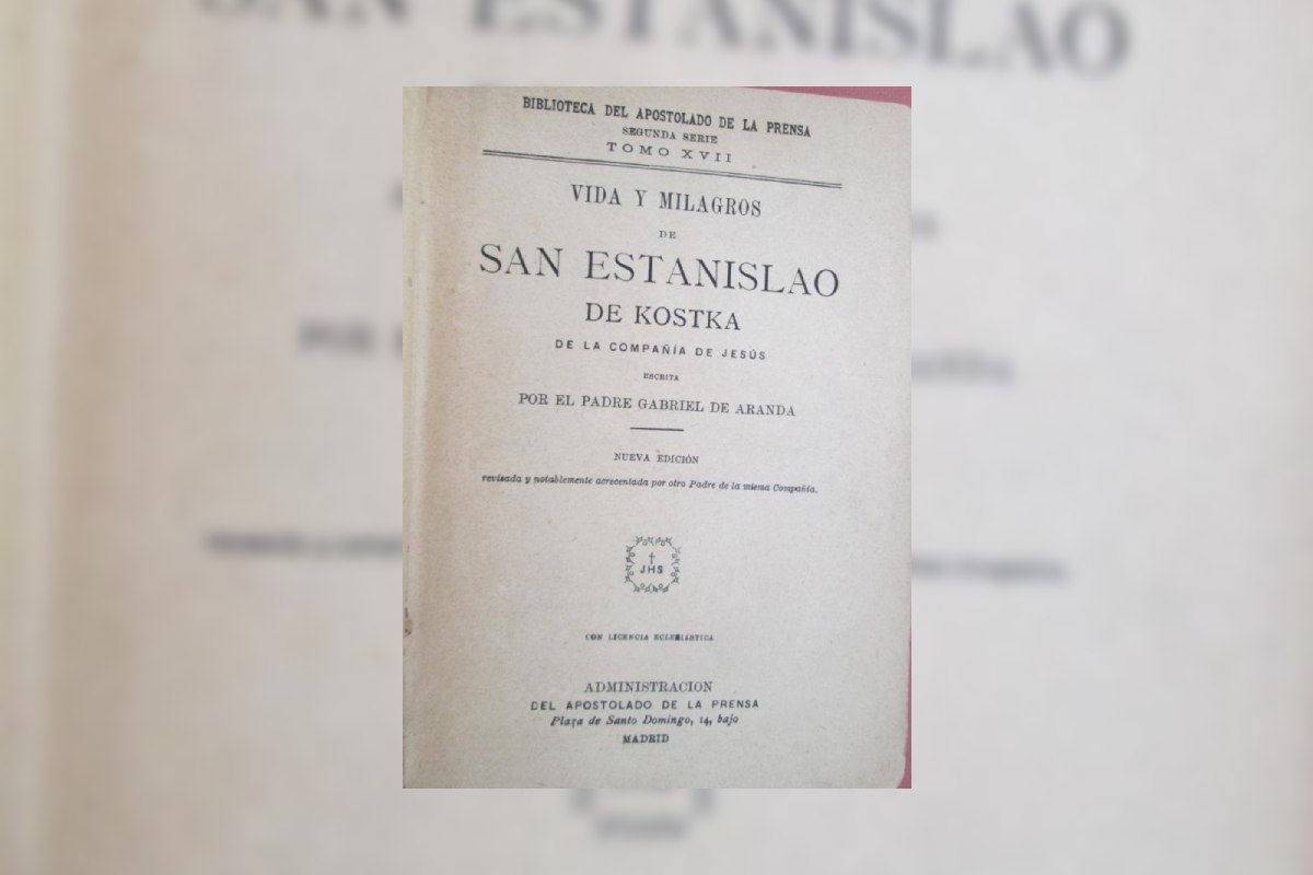 Portada del libro Vida y milagros de San Estanislao.