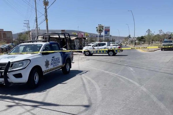 Operativo tras el asesinato de dos policías de tránsito en Irapuato, Guanajuato.