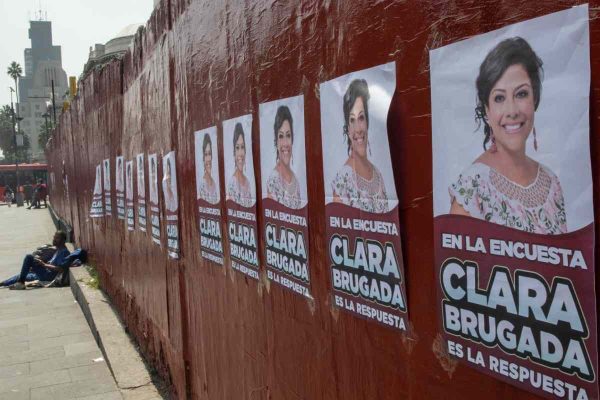 Propaganda de Clara Brugada.