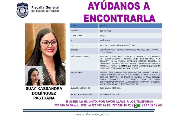 agente de la FGR desaparecida que investigaba el caso Ayotzinapa.