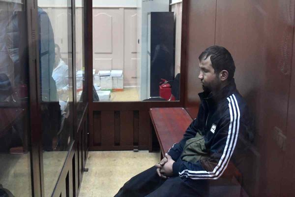 Uno de los detenidos por atentado en Moscú.