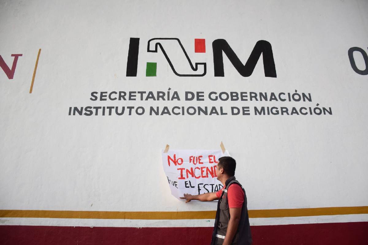incendio estación migratoria