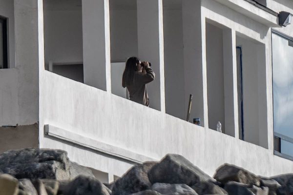 Acciones de búsqueda de los cadetes obligados a lanzarse al mar en Ensenada.
