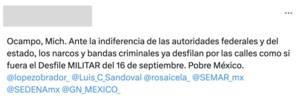 El video de personas armadas que desfilan montando caballos no se grabó en México y no tiene relación con grupos criminales.