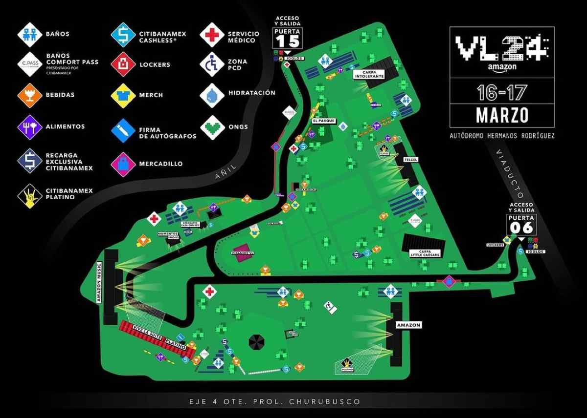 vive latino 2024 mapa
