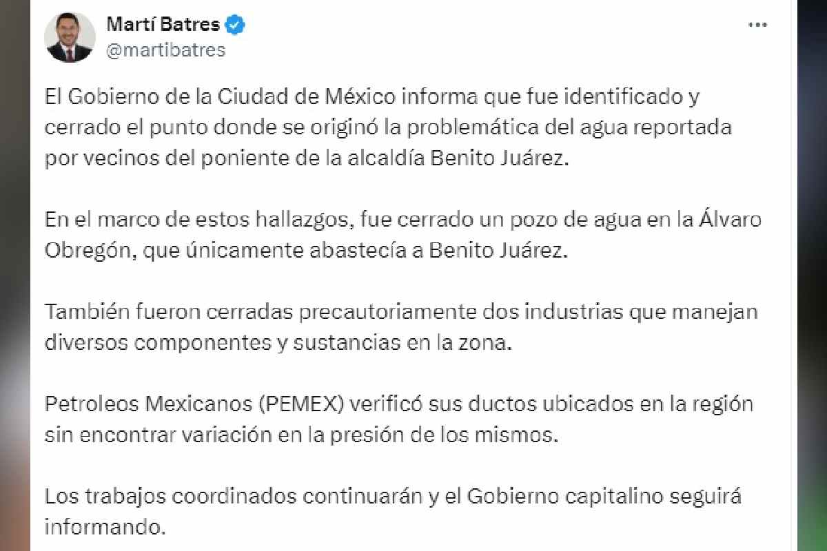 agua contaminada benito juarez