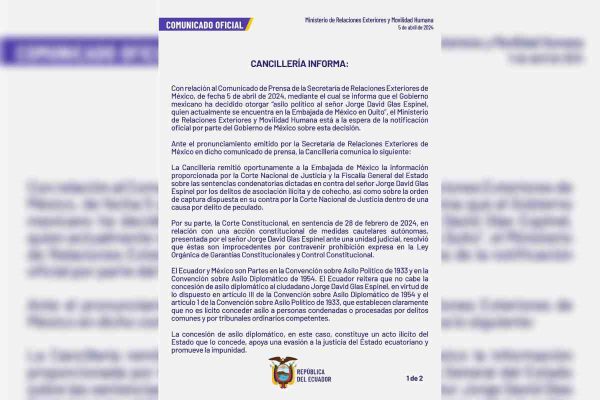 cancilleria ecuador