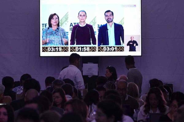 Las candidatas Sheinbaum y Gálvez privilegiaron las acusaciones ante las propiestas.