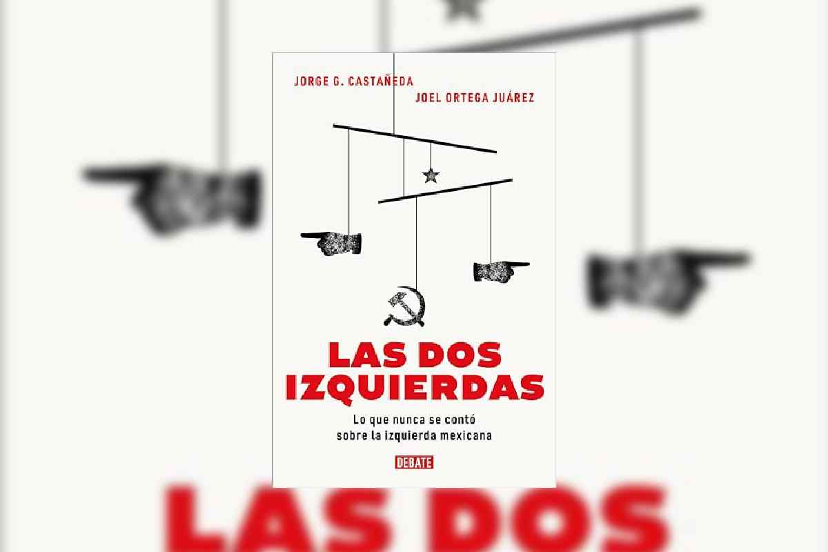 Portada del libro "Las dos izquierdas", Jorge G. Castañeda y Joel Ortega Juárez por Editorial Debate.