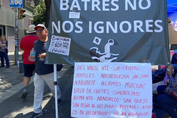 protestas agua-Benito Juárez